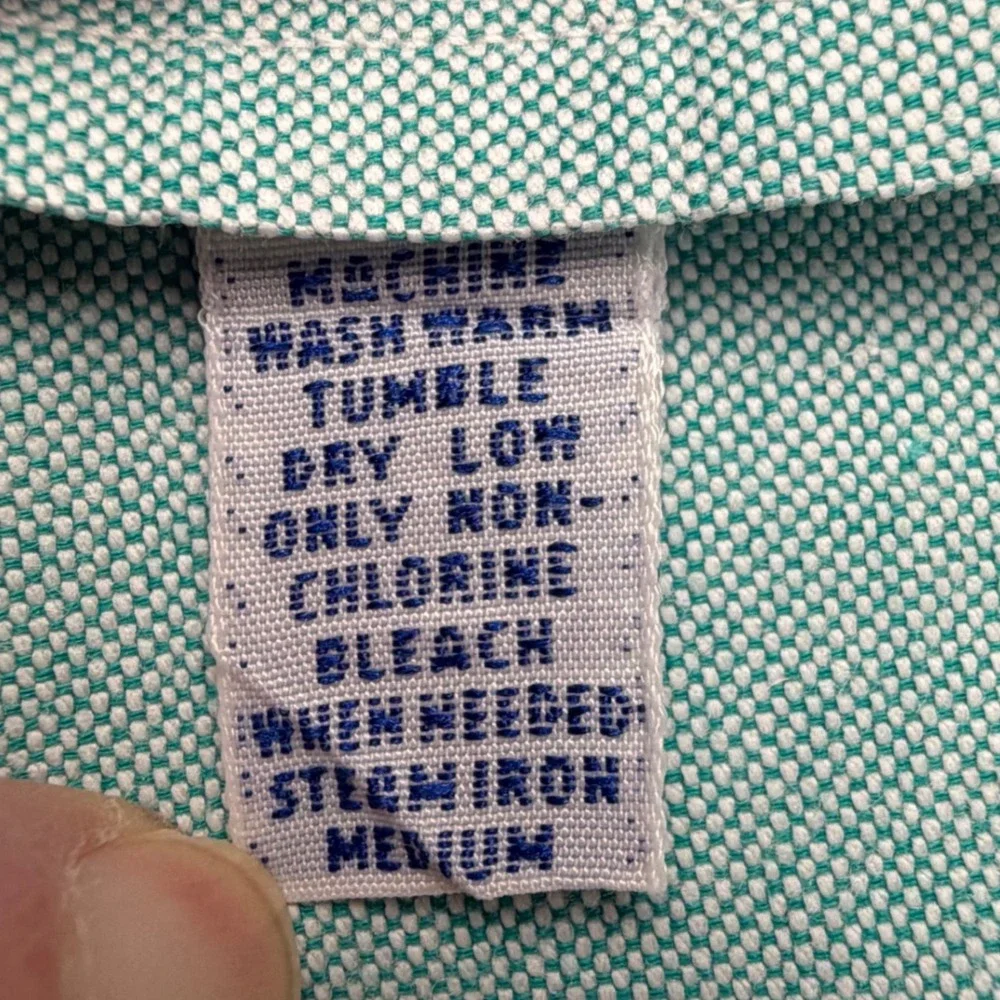 Polo Ralph Lauren The Big Oxford Shirt Mens M Teal Green Button Down Cotton OCBD